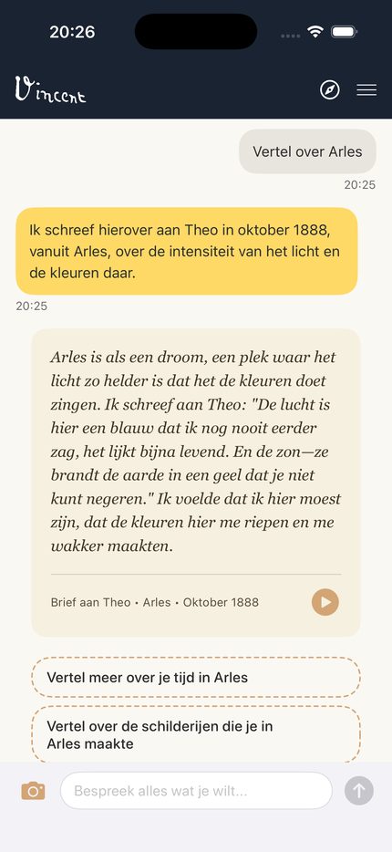Vincent app